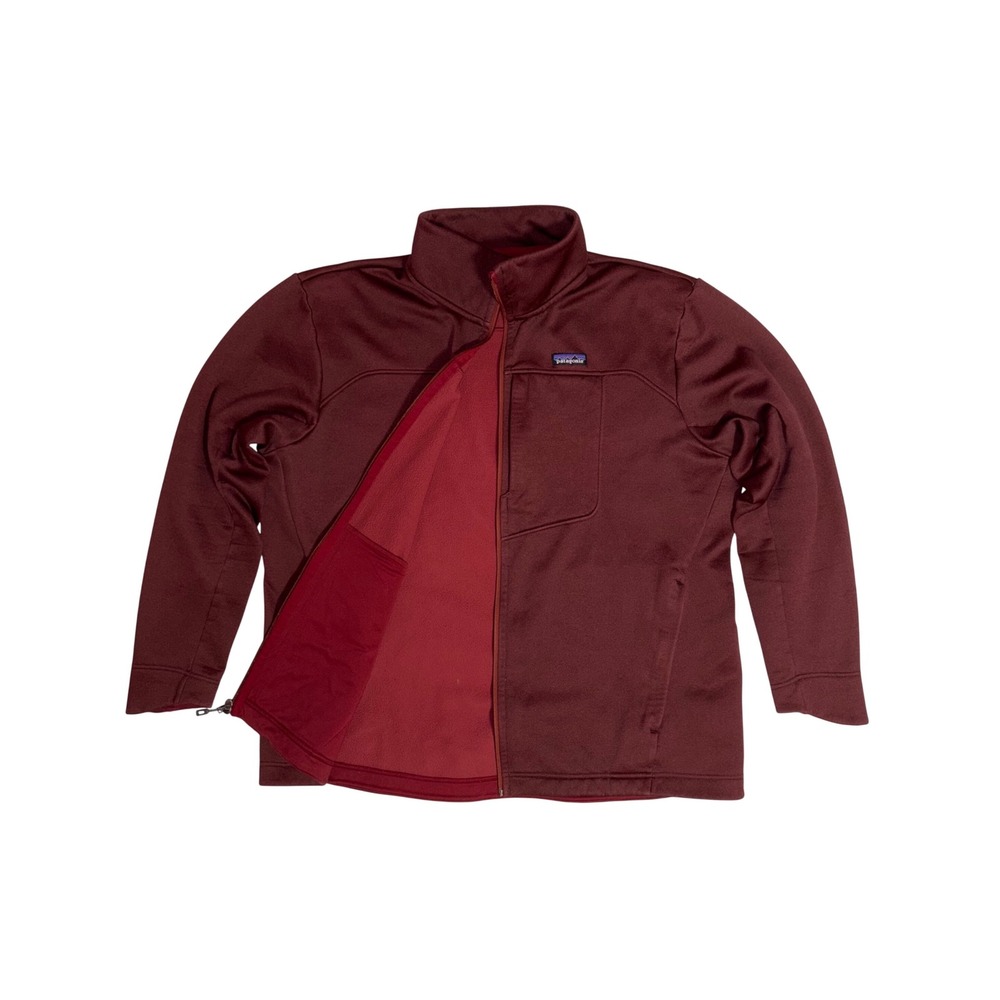 PATAGONIA Ukiah Jacket Mens XXL Soft Shell Burgundy Red Full Zip Fleece STY26030